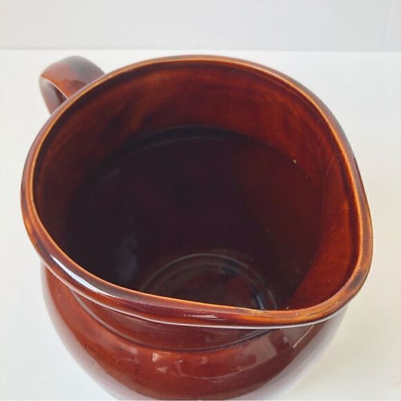 Stoneware handmade pottery drinking pitcher glazed earthenware - Picture 9 of 13